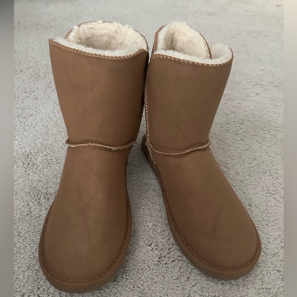Brown Fur Boots